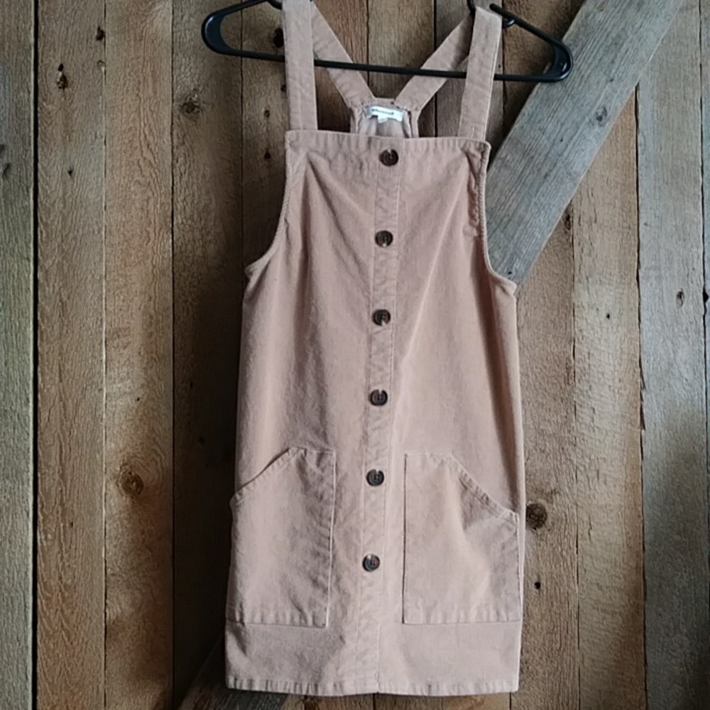 Tan corduroy romper girl 12